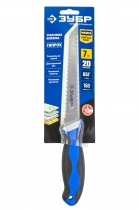 Ножовка по гипсокартону ЗУБР пластиковая ручка 1,5х120мм