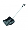 Лопата снеговая 450х400х1380мм пластиковый ковш алюминиевый черенок RV Plast