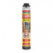 Пена пистолетная SOUDAL Окна-Двери 65 с низким расширением (жёлтая) 820мл (12)