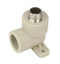 Уголок 20мм x 1/2" НР с крепленим С VALFEX