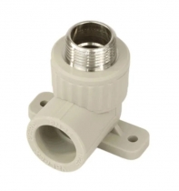 Уголок 20мм x 3/4" НР с крепленим С VALFEX