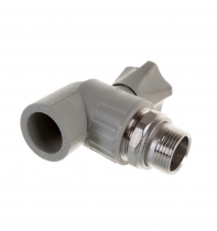 Кран шаровый для радиатора угловой 25х3/4" С VALFEX