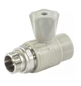 Кран шаровый для радиатора прямой 25х3/4" С VALFEX