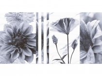 Плитка настенная Primavera Галатея - декор цветы гланец 300x600х7мм,8шт (1,44м2)
