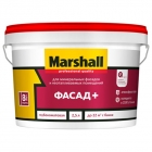 Краска Marshall Фасад + водно-дисперсионная, для наружных и внутренних работ, BW (2,5л)