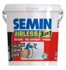 Шпаклевка финишная AIRLESS 3 in 1 (3 в 1) универсальное финишное покрытие для безвоздушного нанесения, грунт/шпаклевка/краска 25кг SEMIN