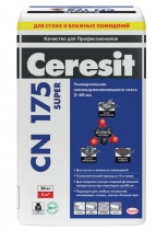 Универсальная самовыравнивающаяся смесь для пола Ceresit CN 175 25 кг