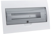 Щит встраиваемый 18 мод в 1 ряд черная прозрачная дверь Easy 9 Schneider Electric