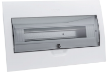 Щит встраиваемый 18 мод в 1 ряд черная прозрачная дверь Easy 9 Schneider Electric