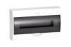Щит навесной 18 мод в 1 ряд черная прозрачная дверь Easy 9 Schneider Electric
