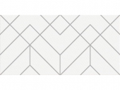 Плитка настенная декор LB-CERAMICS Мореска геометрия бежевая 200x400х7мм,8шт (0,64м2)