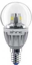 Лампа светодиодная диммируемая Shine С37-4Вт-Е14-3000K Crystal