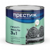 Грунт-эмаль 3в1 ПРЕСТИЖ черная (1,9кг)