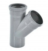 Тройник 110х110/45гр VALFEX