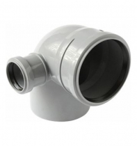 Отвод 110х87гр выход 50мм левый VALFEX