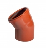 Отвод НПВХ 110х30гр НК рыжий RK Plastic