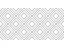 Плитка настенная декор LB-CERAMICS Мореска геометрия белая 200x400х7мм,8шт (0,64м2)