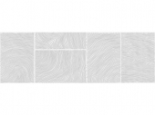 Плитка настенная декор LB-CERAMICS Кинцуги Декор 2 серый 200x600х8мм,4шт (0,48м2)