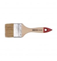 Кисть плоская Master Color 60мм натуральная щетина, деревянная ручка