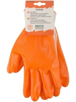 Перчатки MASTER COLOR, полиэстер с обливкой из нитрила (кислото-щелочно стойкие) р-р M/8