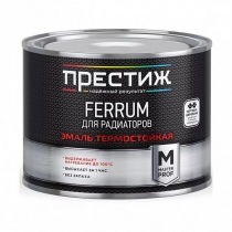 Эмаль для радиаторов ПРЕСТИЖ Ferrum акриловая белая глянцевая 0,4кг