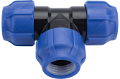 Тройник ПНД комбинированный 32мм -1" НР - 32мм VALFEX