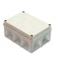 Коробка распределительная о/п квадратная 10 вводов IP55 150х110х70 мм Greenel