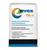 Клей ЭВЕКС ТК-1 для крепления теплоизоляционных плит зимний 25кг (48шт.)