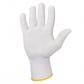Перчатки бесшовные из полиэстра белые Jeta Safety Размер L JS011p- 9/L