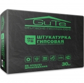 Штукатурка гипсовая Gute GМ 75 для ручного и машинного нанесения (30кг)