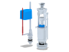Арматура для бачка с нижней подводкой с пластивовым штуцером, кнопка пластк ЭКОНОМ АниПласт