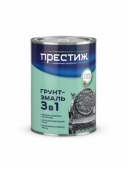 Грунт-эмаль 3в1 ПРЕСТИЖ серая (1,9кг)
