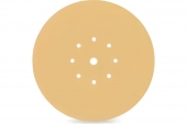 Круг шлифовальный 225мм Р60 абразивный, под липучку, 9 отверстий (на жираф) Abraforce Gold