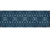 Плитка настенная декор LB-CERAMICS Парижанка геометрия синяя 200x600х9мм,5шт (0,6м2)