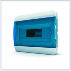 Щит пластиковый распределительный встраиваемый 12 мод IP41 синяя прозрачная дверца Tekfor