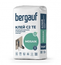 Клей для мозаики Бергауф Мозаик (Bergauf Mosaik) белый 25кг