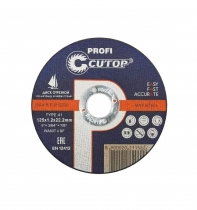 Диск отрезной по металлу 125х1.2х22.2мм Cutop Profi