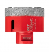 Коронка алмазная 68мм по керамограниту под М14 DLT CERAMIC PRO