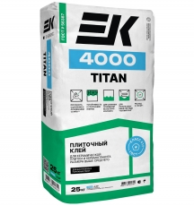 Клей для плитки ЕК 4000 ТITAN 25 кг