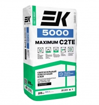 Клей плиточный ЕК 5000 MAXIMUM (С2 ТЕ) 25кг (60шт)