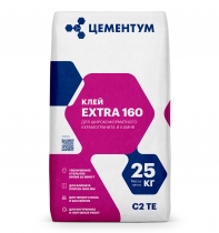 Клей для плитки ЦЕМЕНТУМ EXTRA 160 (C2TE) 25кг (56шт)
