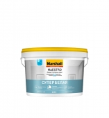 Краска Marshall MAESTRO белый потолок люкс матовая, акриловая (2,5л)