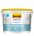 Краска Marshall MAESTRO белый потолок люкс матовая, акриловая (9л)