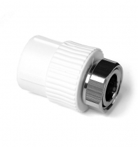 Муфта 20x1/2'' с накидной гайкой ProAqua белая PA29008