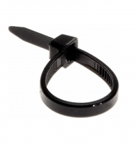 Хомут для провода 3.6x300мм REXANT черный (100шт)