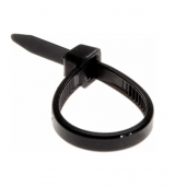 Хомут для провода 3.6x250мм REXANT черный (100шт)