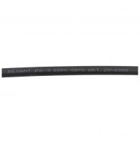 Трубка термоусаживаемая ТУТ нг 6,0/3.0мм черная 1м REXANT