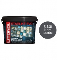 Затирка эпоксидная LITOKOL STARLIKE EVO S.140 NERO GRAFITE - 5 кг
