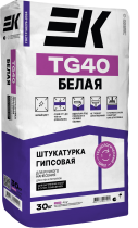 Штукатурка гипсовая ЕК TG40 БЕЛАЯ 30кг (45шт)