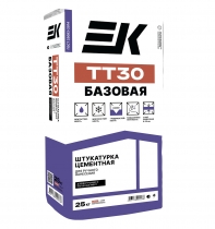 Штукатурка цементная ЕК ТТ30 БАЗОВАЯ 25кг (60шт)